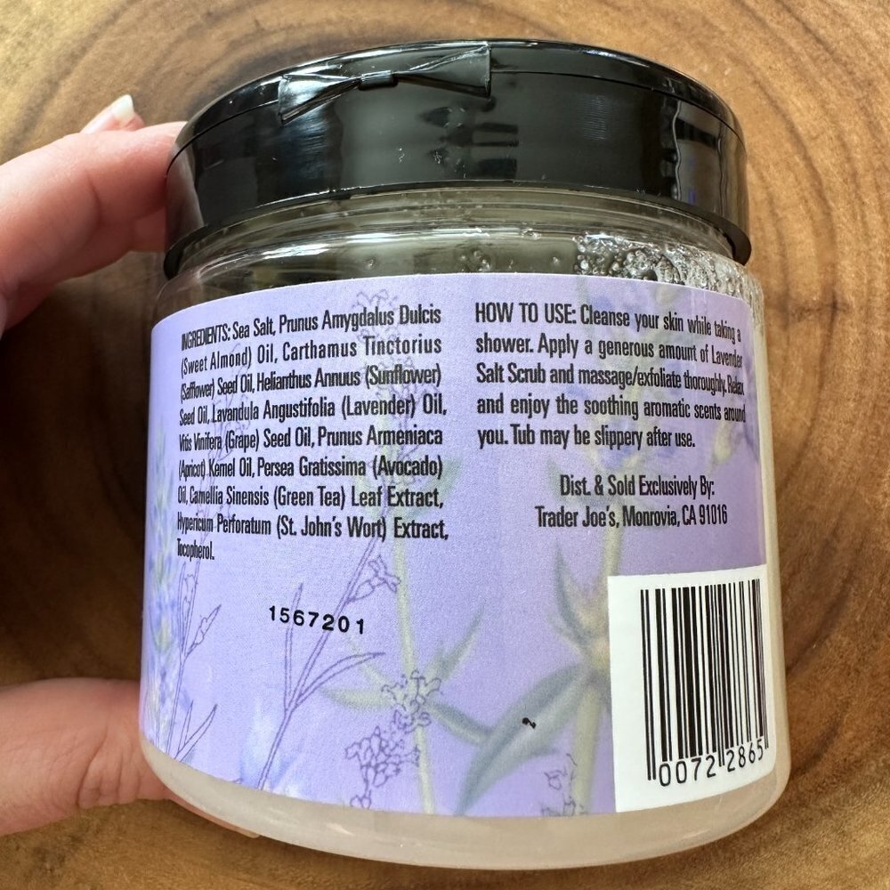 Trader Joe's Lavender Salt Scrub - Picture 3 of 5